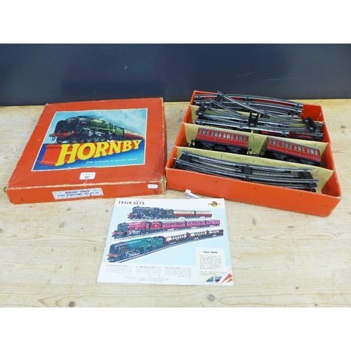 347 - Hornby Train Tank passenger Set No.1, O Gauge, clockwork boxed set