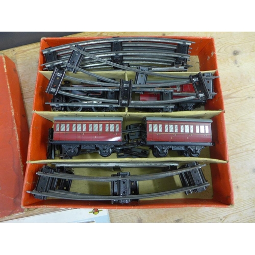 347 - Hornby Train Tank passenger Set No.1, O Gauge, clockwork boxed set