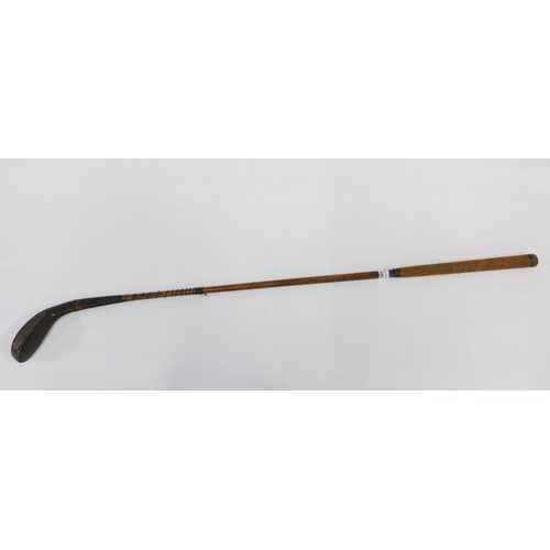 350 - Doleman hickory shafted golf club