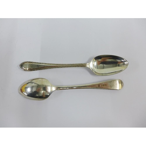 51 - Set of six silver teaspoons, Sheffield 1912, (6)