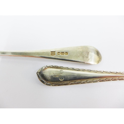 51 - Set of six silver teaspoons, Sheffield 1912, (6)