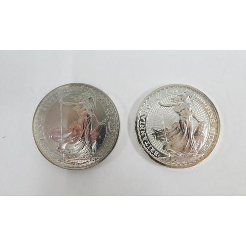 110 - British pure silver Britannia's 2017 7 2006 (2)