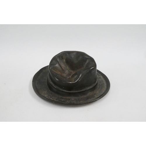 140 - Cast metal 'Alpine hat' 17cm long