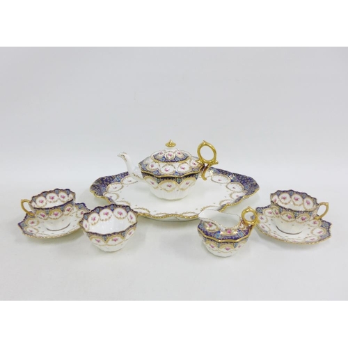 150 - Paragon china tea for two china set comprising a pair of cups, pair of saucers, teapot, cream jug an... 