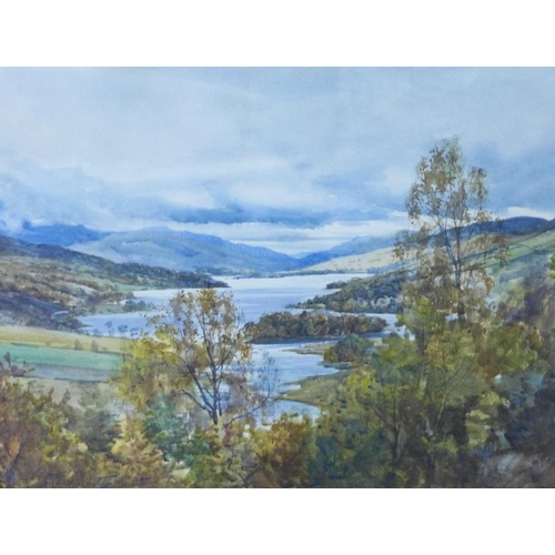 184 - Henderson Tarbert,  Highland landscape,  Watercolour, signed,  in glazed giltwood frame, 44 x 34cm... 