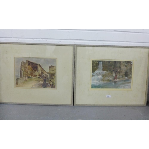 200 - Seven William Russell Flint coloured prints, framed, largest 35 x 25cm (7)