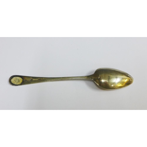 20 - Late 18th / early 19th century Scottish provincial silver teaspoon, William Hannay, Paisley, c1800, ... 