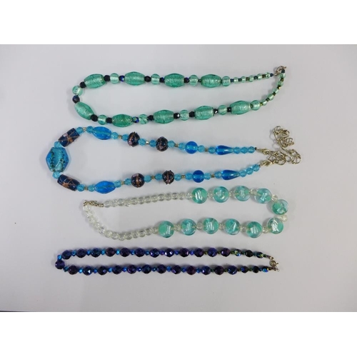 5 - Fourteen various coloured hardstone and bead necklaces (14)