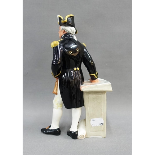 108 - Royal Doulton The Captain figure, HN2260, 24cm high