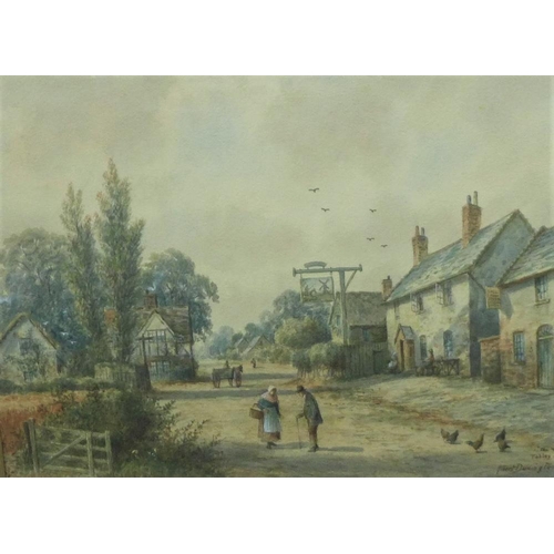 162 - Albert Dunnington, (1860 - 1928) The Windmill, Tadley, Cheshire, watercolour, signed and dated 1920,... 