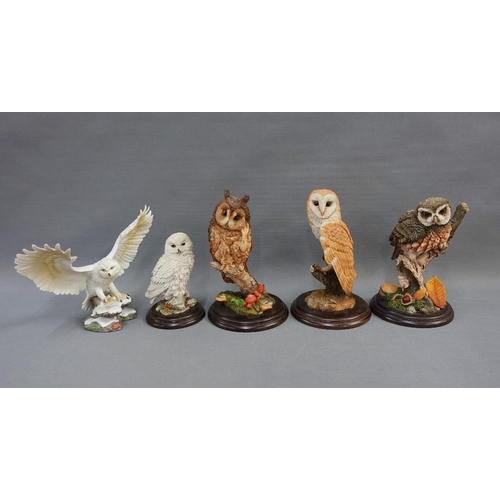 345 - Collection of owls to include Country Artists and Brook & Bentley, etc (4)