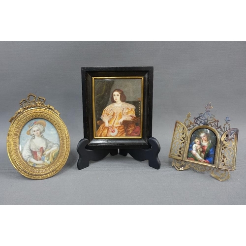 364 - Collection of various framed portrait miniatures (a/f) (a lot)