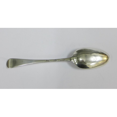38 - 18th century Scottish provincial silver Hanoverian pattern table spoon, James Gordon, Aberdeen, circ... 