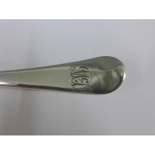 38 - 18th century Scottish provincial silver Hanoverian pattern table spoon, James Gordon, Aberdeen, circ... 