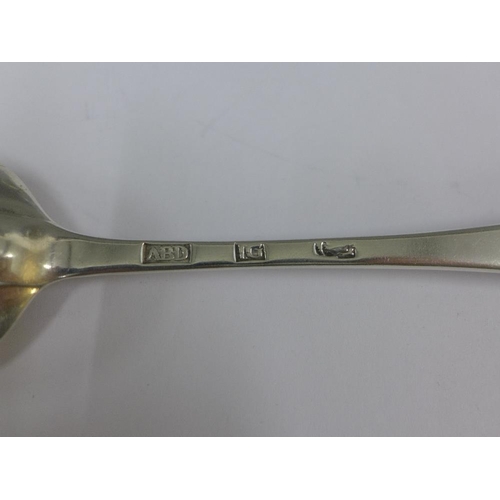 38 - 18th century Scottish provincial silver Hanoverian pattern table spoon, James Gordon, Aberdeen, circ... 