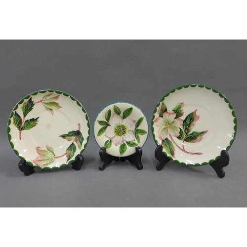 89 - Collection of Griselda Hill 'Wemyss' pottery to include a jar and cover and trinket dish in Red Robi... 