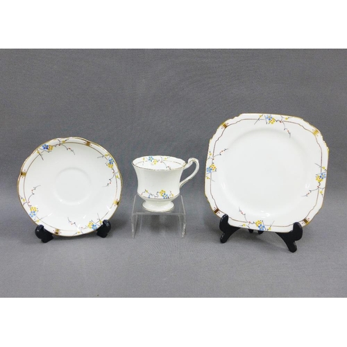 101 - Paragon fine bone china teaset, Reg No 744179, comprising six cups, six saucers, six side plates and... 