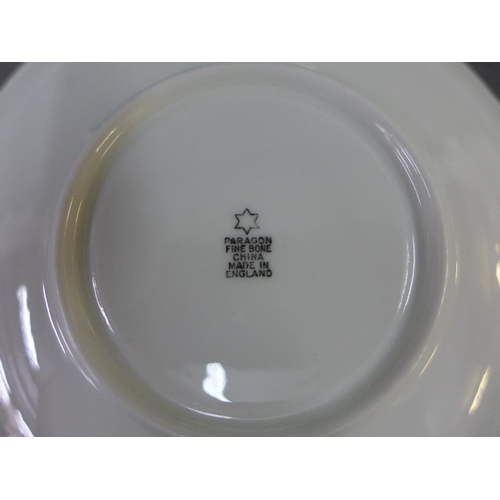 101 - Paragon fine bone china teaset, Reg No 744179, comprising six cups, six saucers, six side plates and... 