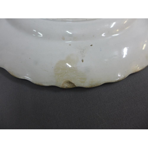 107 - Collection of 19th century Staffordshire blue and white transfer printed pottery to include a Britis... 