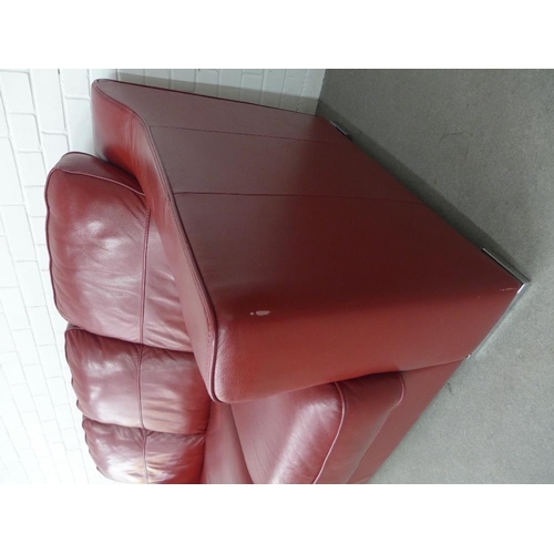Violino Sofa Red Leather Baci Living Room