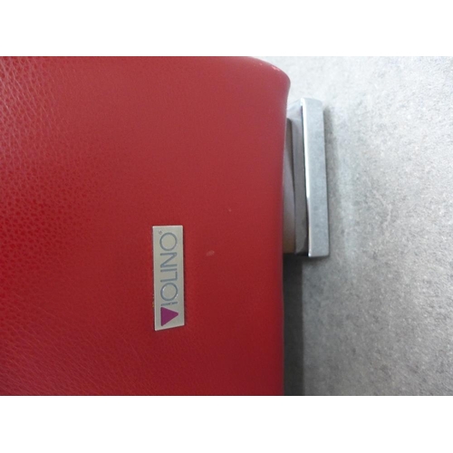 Violino Sofa Red Leather Baci Living Room