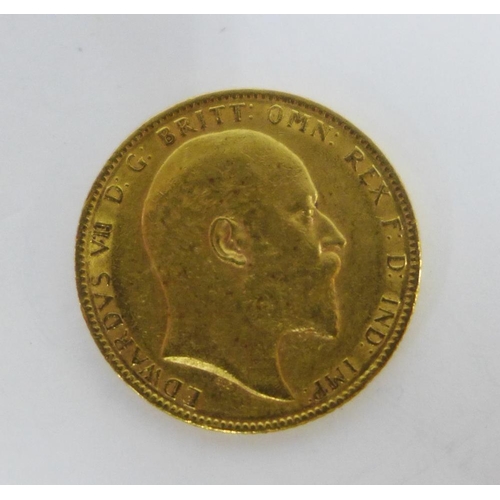 36 - Edward VII, 1903 full gold sovereign