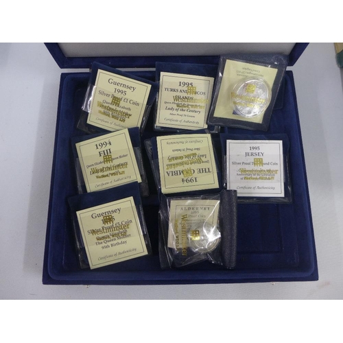 74 - A quantity of Westminster white metal coins, royal Mint white metal coins and other commemorative co... 