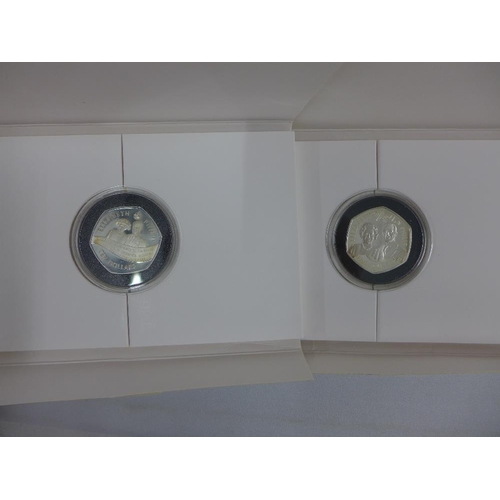 74 - A quantity of Westminster white metal coins, royal Mint white metal coins and other commemorative co... 