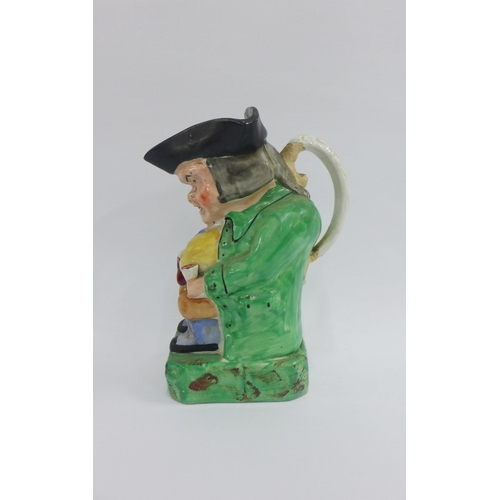 79 - Staffordshire pottery Toby Jug, 24cm high