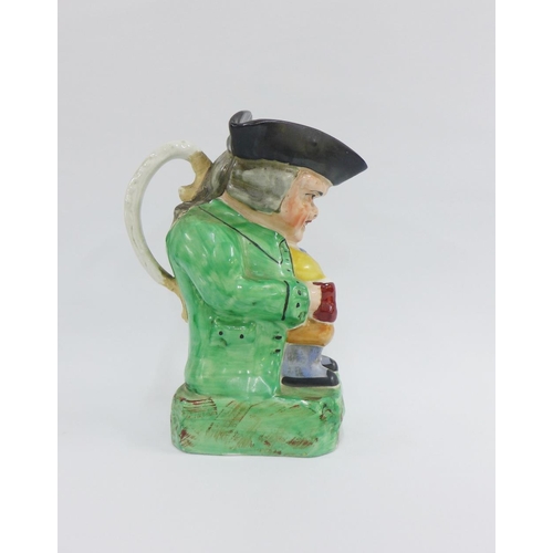 79 - Staffordshire pottery Toby Jug, 24cm high