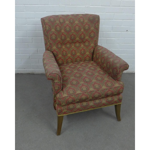 321 - Upholstered armchair 72 x 85cm