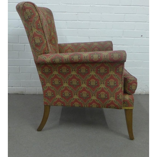 321 - Upholstered armchair 72 x 85cm