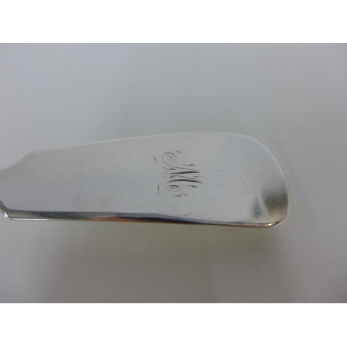 35 - 18th century Scottish provincial Hanoverian silver tablespoon, likely James Cornfute of Perth, circa... 