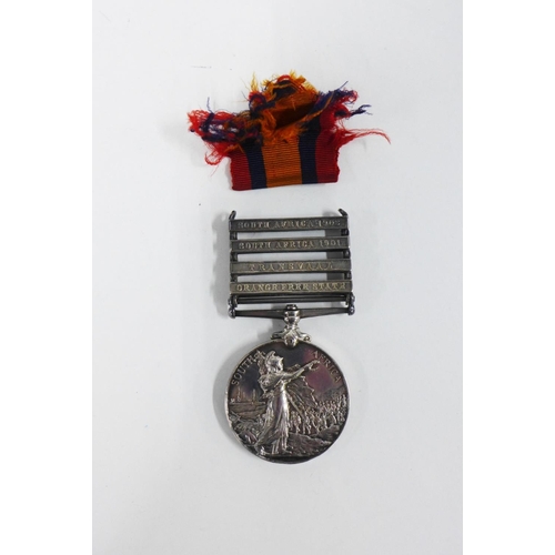 69 - Queen Victoria South Africa medal awarded to 5814 Pte A Mitchell, RL Highlanders, with Transvaal, Or... 