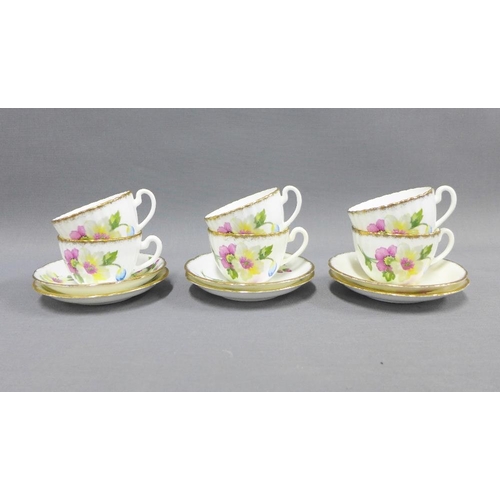 99 - Set of six Radford China cups and saucers (12)