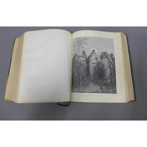 415 - Edwardian Family Holy Bible, with illustrated references and maps, Thorne & Company, Hatton Gardens,... 