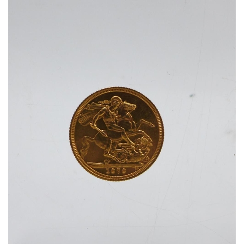 71 - Queen Elizabeth II, 1979 full gold sovereign