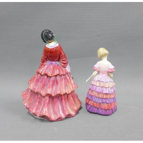 86 - Royal Doulton, Little Bridesmaid figure and a Paragon Lady Gwendoline figure, tallest 17cm (2)