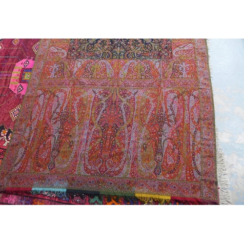 415 - Two Paisley shawls, largest 355 x 60cm  (2)