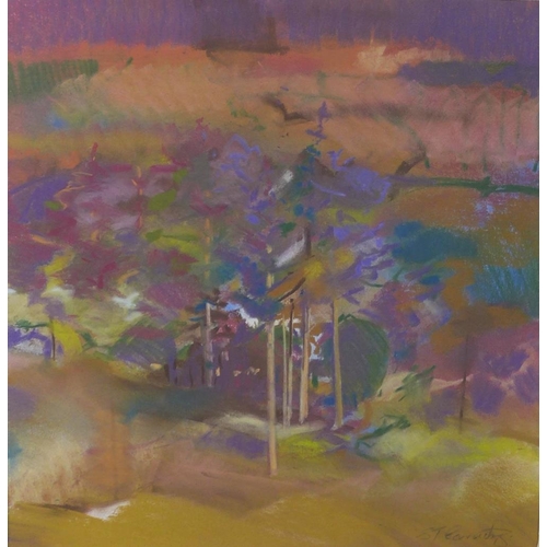 94 - S.J. Carruthers, 'Auchtalean', pastel, signed and framed under glass, 38 x 40