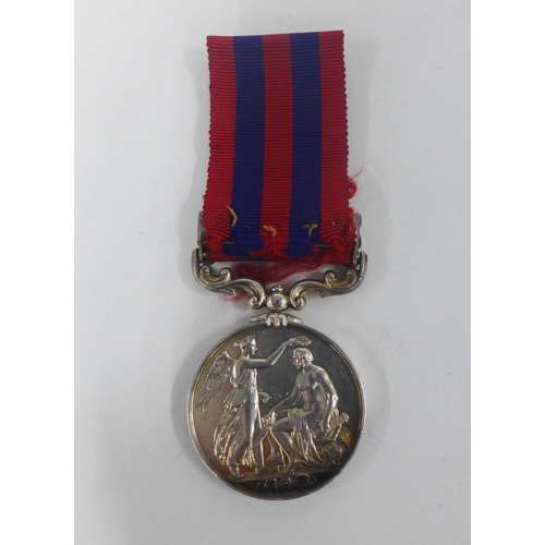 70 - Indian General Service medal with Persia clasp awarded to W. May, 2nd Bombay Eur . L.I