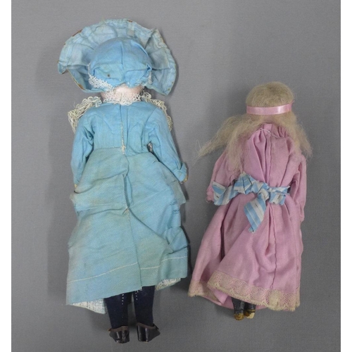 341 - Armand Marseille Duchess bisque head doll in her original clothing and shoes, 30cm, together with an... 