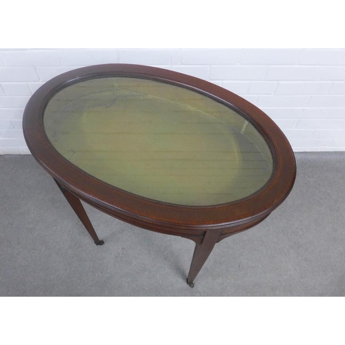 371 - Sheraton Revival mahogany bijouterie table 73 x 75 x 47cm