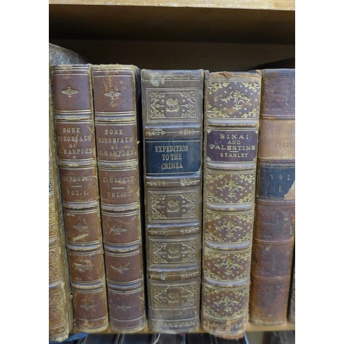 418 - 19th century books to include Rickards' India, Vol I & II, Clarendon's History of the Rebellion Vol ... 