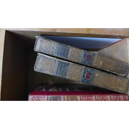 418 - 19th century books to include Rickards' India, Vol I & II, Clarendon's History of the Rebellion Vol ... 