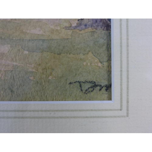 24 - The Museum, Tulbagh, a watercolour, signed indistinctly and dated '75,  framed under glass, 34 x 24c... 
