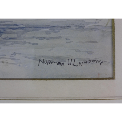 4 - WITHDRAWN   'River Tummel', watercolour, bearing signature Norman Wilkinson, with a gallery attribut... 