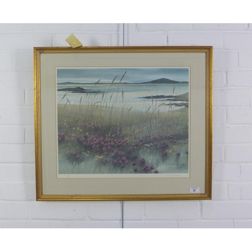 76 - Jim Nicholson limited edition colour print, signed in pencil and numbered 145/850, dated 1986, frame... 