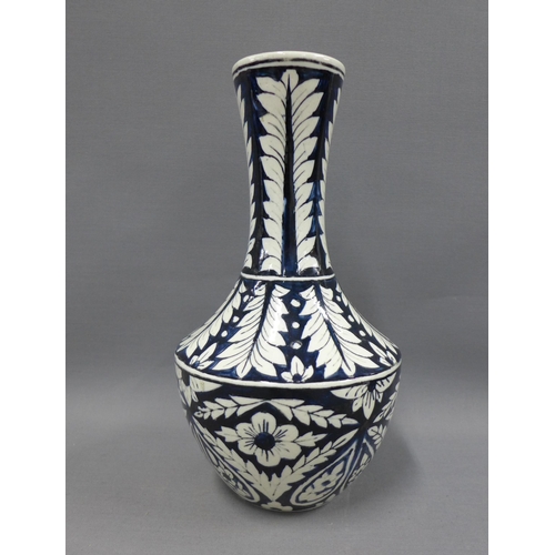 100 - Early 20th century Studio pottery vase in the manner of Alfred Powell, with black and white Persian ... 