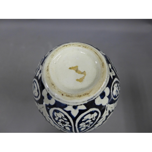 100 - Early 20th century Studio pottery vase in the manner of Alfred Powell, with black and white Persian ... 